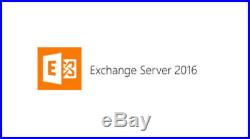 Microsoft Exchange Server 2016 Standard with 5 CALs