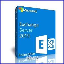 Microsoft Exchange Server 2019 Enterprise w Retail 25 CALs, New, Multilanguage