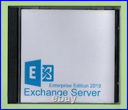 Microsoft Exchange Server 2019 Enterprise w Retail 500 CALs, New, Multilanguage