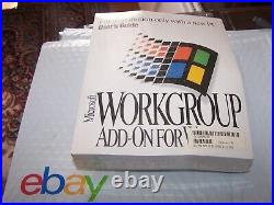 Microsoft MS DOS 6.21 & Windows for Workgroup 3.11 on 3.5 Disks New Old Stock