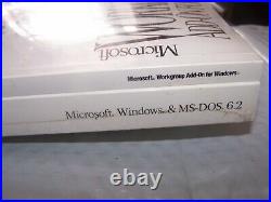Microsoft MS DOS 6.21 & Windows for Workgroup 3.11 on 3.5 Disks New Old Stock