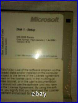 Microsoft MS-DOS 6.22 Plus Enhanced Tools Operating System Disks + DOS OS