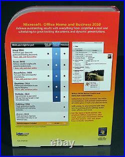 Microsoft Office Home and Business 2010 Vollversion Englisch Box, DVD + SP1 OVP