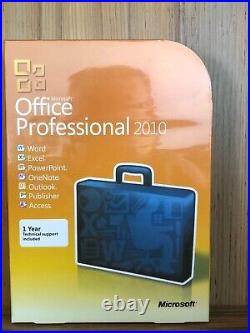 Microsoft Office Professional 2010, Full, Windows, 32/64-bit WithCD&Key NEW SEALED
