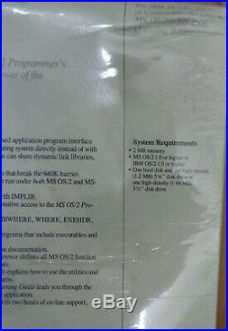Microsoft Operating System/2 Programmer's Toolkit Version 1.0, 1988 BRAND NEW