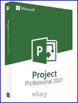Microsoft Project Pro 2021 Original USB
