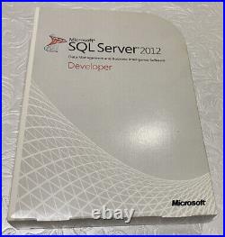 Microsoft SQL Server 2012 Developer English -DVD