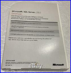 Microsoft SQL Server 2012 Developer English -DVD