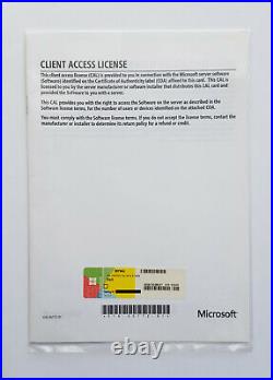 Microsoft SQL Server 2014 / 2012 5 User CALs DELL ROK 05YW4J License Pack VAT