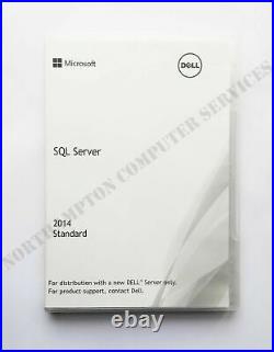 Microsoft SQL Server 2014 Standard Edition DELL 0RDHP5 with 10 User CALs -VAT
