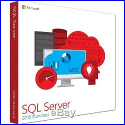 Microsoft SQL Server 2016 Standard Retail Key Genuine DVD 1 Install