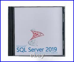 Microsoft SQL Server 2019 Enterprise with 96 Core License, unlimited User CALs