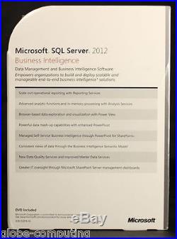 Microsoft SQL Server Business Intelligence 2012 inc 25 CAL D2M-00038
