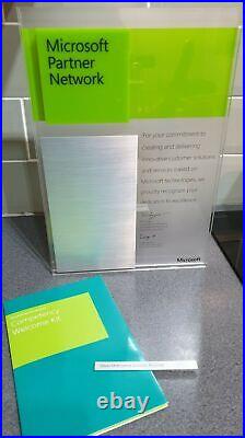 Microsoft Silver Partner Network Plaque Certification Acreditation Competency