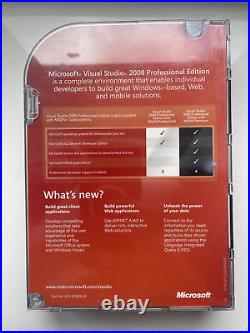 Microsoft Visual Studio 2008 Professional Edition & SQL Server Developer Edition
