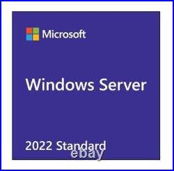 Microsoft WINDOWS SVR STD 2022 ENGLISH 16 CORE P73-08328 Software Operati