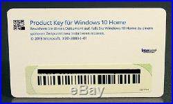 Microsoft Windows 10 Home Vollversion 32/64-Bit USB 3.0 SB Deutsch OVP NEU
