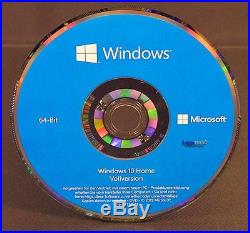Microsoft Windows 10 Home Vollversion SB 64-Bit + Hologramm-DVD DE OVP NEU