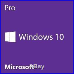 Microsoft Windows 10 Pro 64 Bit System Builder OEM