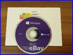 Microsoft Windows 10 Pro Professional 64bit Vollversion DVD deutsch FQC-08922
