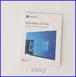 Microsoft Windows 10 Pro USB Box 32/64 Bit English Full Version Factory Sealed