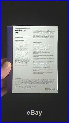 Microsoft Windows 10 Pro USB Retail Box Vollversion (OVP) mit Key Card NEU