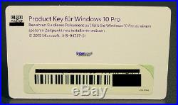 Microsoft Windows 10 Pro Vollversion Box + USB-Stick 3.0 32/64-Bit DE OVP NEU