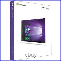 Microsoft Windows 10 Professional 1-5 PC, Latest Version (Retail Sealed)