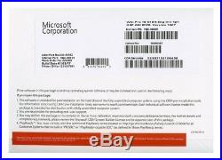 Microsoft Windows 10 Professional 64 Bit OEM DVD Full Official Microsoft Product