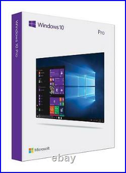 Microsoft Windows 10 Professional 64-Bit (OEM) Windows 10 compatibility Fast
