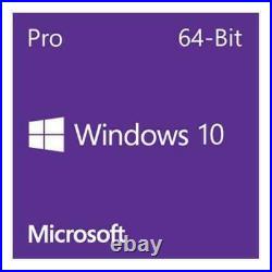Microsoft Windows 10 Professional 64-bit English 1 Pack OEM