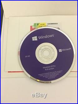 Microsoft Windows 10 Professional PRO 64 Bit New