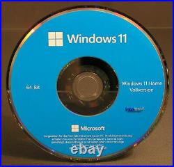 Microsoft Windows 11 Home Vollversion SB 64-Bit Hologramm-DVD Deutsch OVP NEU