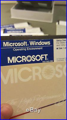 Microsoft Windows 1.0 Operating Environment IBM RARE! 050050.103 HolyGRAIL 5.25