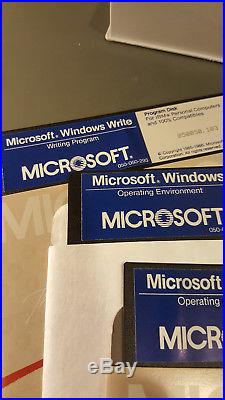 Microsoft Windows 1.0 Operating Environment IBM RARE! 050050.103 HolyGRAIL 5.25