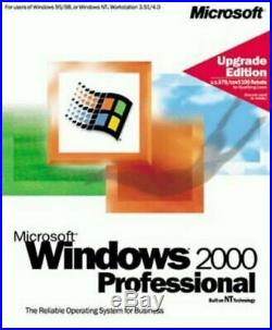 Microsoft Windows 2000 Professional Upgrade Retail (B23-00082)