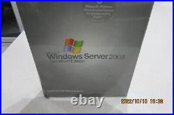 Microsoft Windows 2003 Server Standard Edition Brand New in Plastic 5 Licence