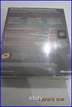 Microsoft Windows 2003 Server Standard Edition Brand New in Plastic 5 Licence