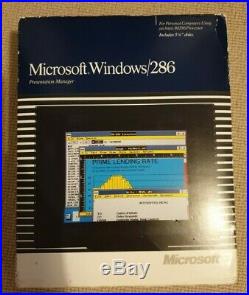 Microsoft Windows/286 Ver 2.1 5.25 RETAIL BOXED + Manuals etc VERY RARE 1988