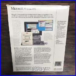 Microsoft Windows 3.0 New Big Box Sealed 3.5 Version NEW NOS Vintage