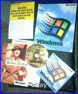 Microsoft Windows 3.0 OEM by MITAC Rarität! + MS Windows95 Update-CD