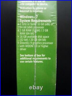 Microsoft Windows 7 Home Premium 32/64-BIT DVD GFC-00025 GUARANTEED GENUINE NEW