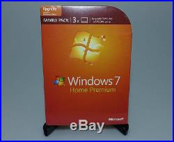 Microsoft Windows 7 Home Premium 32/64-Bit Family Pack genuine GFC-00236 new