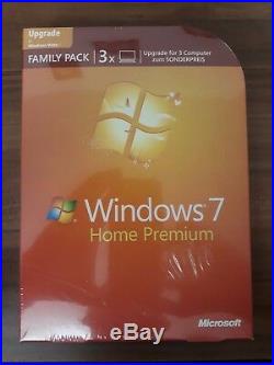 Microsoft Windows 7 Home Premium 32 / 64bit Upgrade Retailbox deutsch GFC-00238