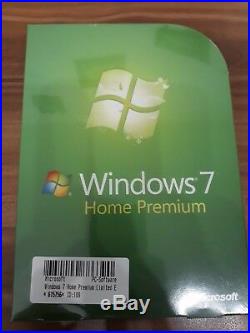 Microsoft Windows 7 Home Premium 32 / 64bit Vollversion Retail deutsch GFC-00118