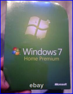 Microsoft Windows 7 Home Premium 64 & 32 discs FACTORY SEALED Full