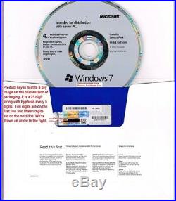Microsoft Windows 7 Home Premium 64 Bit Sealed package