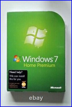 Microsoft Windows 7 Home Premium Brand New, Retail Box, Sealed 100% Genuine