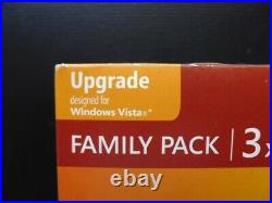 Microsoft Windows 7 Home Premium UPGRADE 3 User Family Pack 32/64-bit DVD Retail