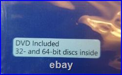 Microsoft Windows 7 Professional 32 and 64bit DVD
